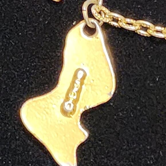 Disney's The Little Mermaid Character Charm Bracelet 4 Charms Gold Tone Vintage - Picture 3 of 11